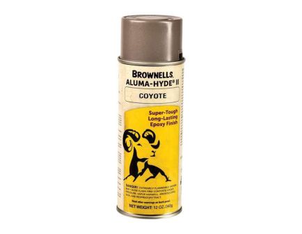 Brownells Aluma-Hyde II Epoxy Based Finish Spray, 12 oz Aerosol Coyote Brown