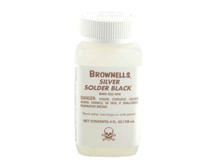 Brownells Silver Solder Black, 4 oz Bottle