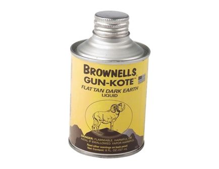 Brownells Gun-Kote Oven Cure Gun Finish, 8 oz Flat Dark Earth