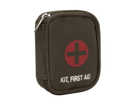 Rothco Military Zipper First Aid Kit Pouch - Olive Drab