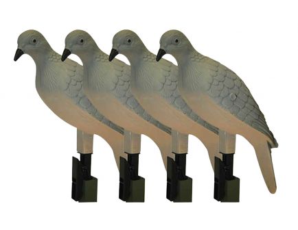 Mojo Outdoors 4-Pack Clip on Decoy, Dove - HW9004