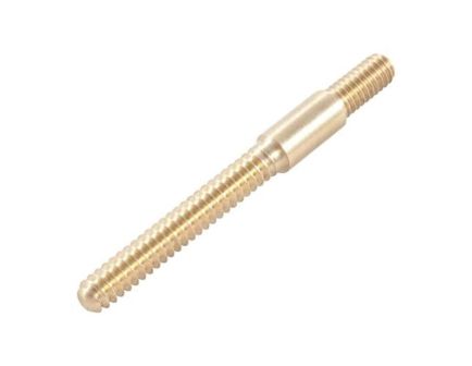 Brownells VFG #8-32 Male .22 Cal Cleaning 3-Pellet Adapter, Brass