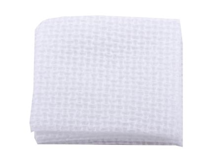Brownells .35 Cal/.30 Cal/.303 Cal 1.75" x 1.75" Square Cross-Lock Patch, White Pack of 1000