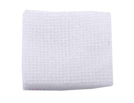 Brownells .40 Cal/.35 Cal 2" x 2" Square Cross-Lock Patch, White Pack of 1000