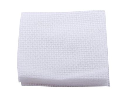 Brownells 20 Gauge/12 Gauge 3" x 3" Square Cross-Lock Patch, White Pack of 1000