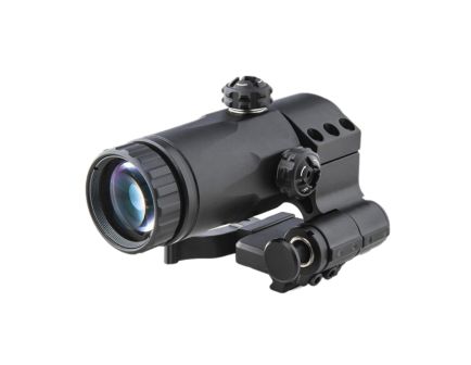 Meprolight MX3-F Magnifier with Integrated Push Button Side Flip Adapter 3x27mm - 3x Magnification with Push Button Side Flip Adapter - 8014000400