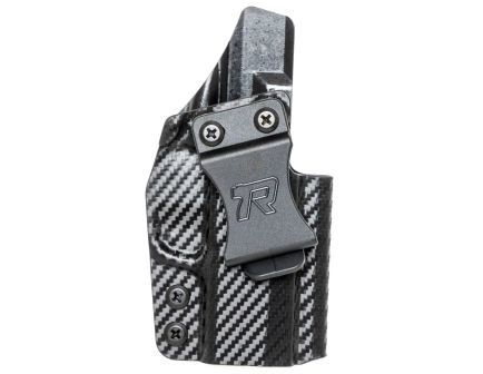 Rounded Gear Springfield Hellcat Pro IWB Holster RH Kydex Carbon Fiber Black - Comfortable and Secure Carry - SFAHELLCATPROCFRHVAR