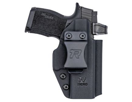 Rounded Gear Sig Sauer P365 IWB Holster Ambidextrous Kydex Black - Versatile and Reliable Carry - RGUNVRSLCMPCTBLK