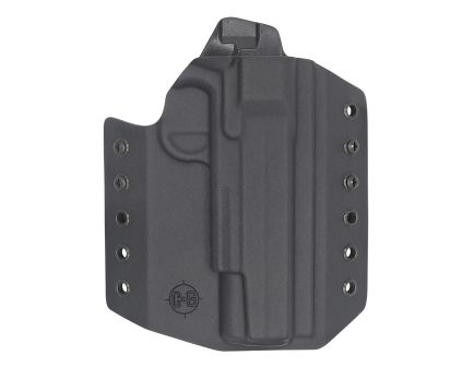C and G Holsters Covert Sig Sauer 1911 OWB Holster RH Kydex Black - Secure and Efficient Carry - 0354100