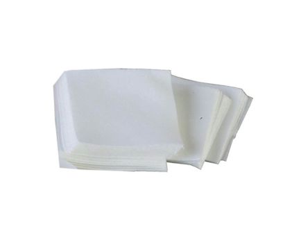 Brownells 12 Gauge/20 Gauge 3" x 3" Square Twill Patch, White Pack of 1000