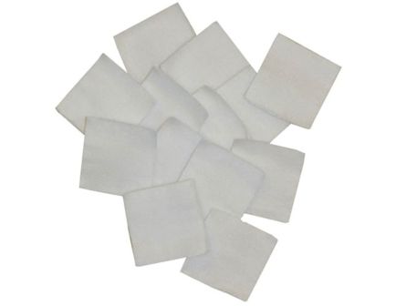 Brownells .270 Cal/.22 Cal/6.8mm 1.38" x 1.38" Square Patch, White Pack of 1000