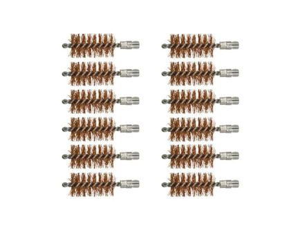 Brownells 10 Gauge 5/16-27 Male Double-Tuff Bronze Bore Brush, Pack of 12