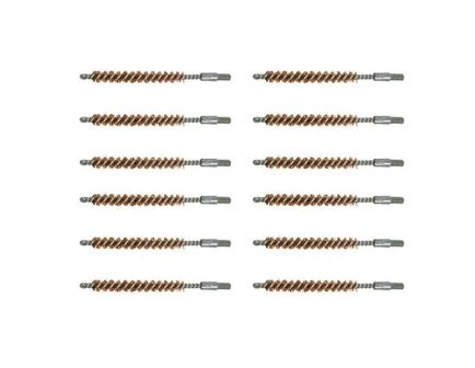 Brownells 6mm #8-32 Male Double-Tuff Bore Brush, Pack of 12