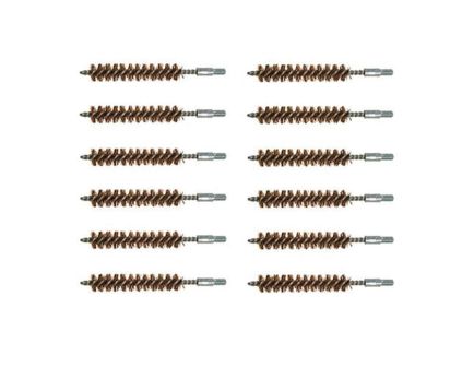 Brownells .35 Cal/.38 Caliber/.357 Cal #8-32 Male Double-Tuff Bore Brush, Pack of 12