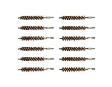 Brownells .375 Cal #8-32 Male Double-Tuff Bore Brush, Pack of 12