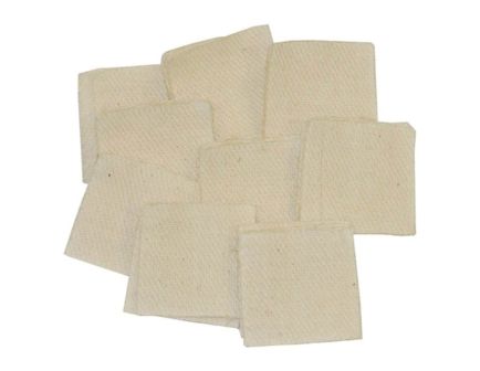 Brownells .22 Cal/.243 Caliber 1.38" x 1.38" Heavy-Duty Square Patch, Pack of 1000