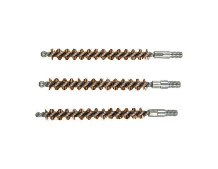Brownells .243 Caliber/.25 Cal/6mm #8-32 Male Standard Line Bore Brush, Pack of 3