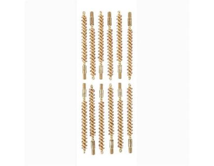 Brownells .243 Caliber/.25 Cal/6mm #8-32 Male Special Line Bore Brush, Pack of 12