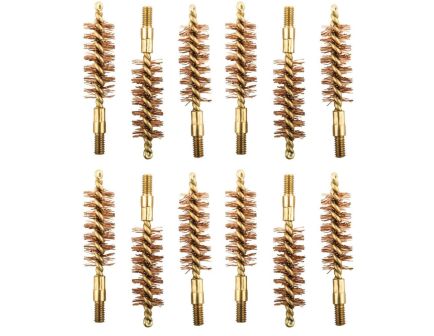Brownells .44 Cal/.45 Cal #8-32 Male Double-Tuff Bore Brush, Pack of 12