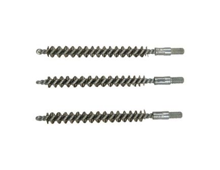 Brownells .243 Caliber/.25 Cal/6mm #8-32 Male Standard Line Bore Brush, Pack of 3