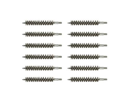 Brownells .35 Cal/.38 Caliber/.357 Cal #8-32 Male Standard Line Bore Brush, Pack of 12