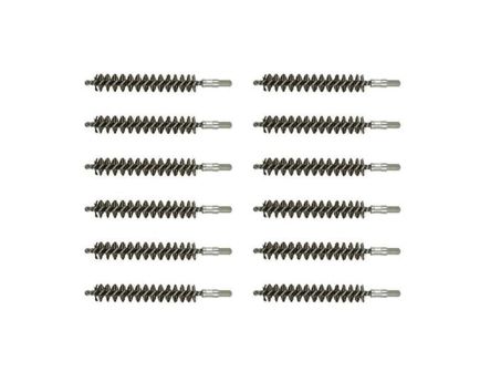 Brownells .375 Cal #8-32 Male Standard Line Bore Brush, Pack of 12