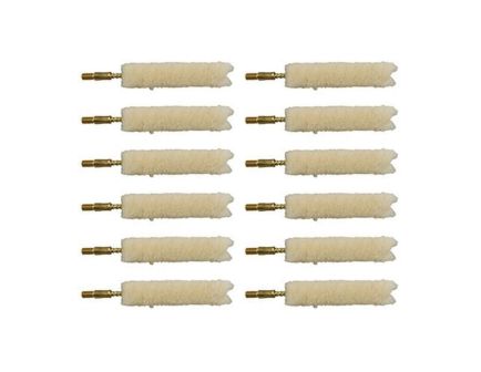 Brownells .40 Cal/10mm #8-32 Male Bore Mop, Pack of 12