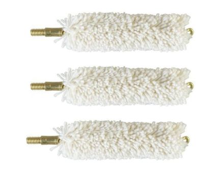 Brownells .50 Cal #8-32 Male Bore Mop, Pack of 3