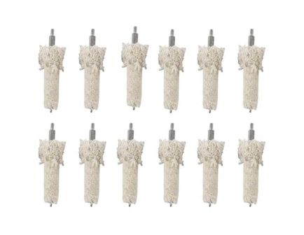 Brownells .308 Win/.30 Cal #8-32 Male Chamber Mop, Pack of 12