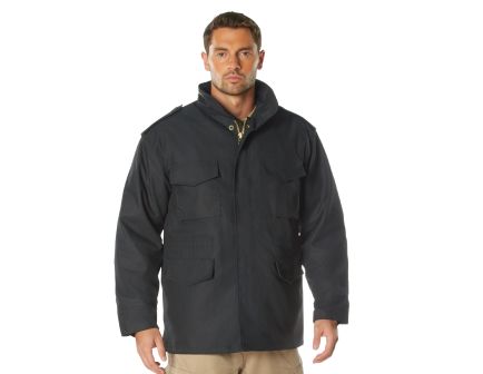 Rothco M-65 Field Jacket - Black, Large
