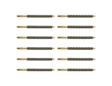 Brownells .22 Cal #8-32 Male Heavy Weight Rimfire Bore Brush, Pack of 12