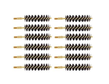 Brownells .50 Cal #8-32 Male Black Powder Heavy Weight Bore Brush, Pack of 12