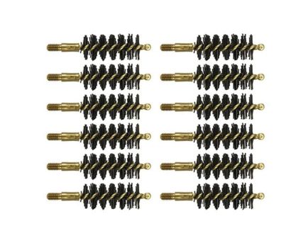 Brownells .50 Cal #8-32 Male Heavy Weight Bore Brush, Pack of 12