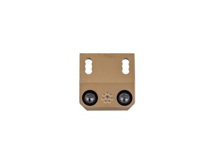 Arisaka Offset Light Mount Aluminum Alloy 1.27" - Sturdy Offset Mount for Reliable Tactical Light Positioning - OSM-SPEAR-FDE
