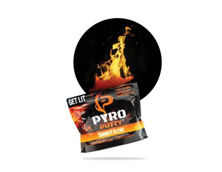 Pyro Putty Summer Blend Fire Staters 2 oz, Orange  - PP2OZS