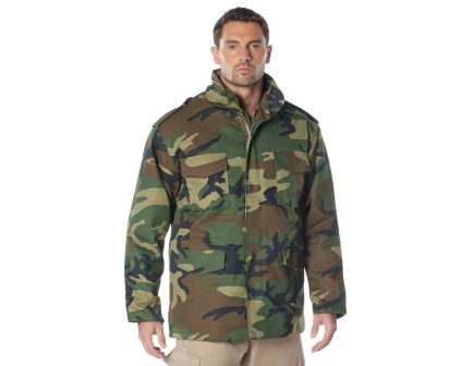 Rothco M-65 Field Jacket - Woodland Camo, 7X-Large
