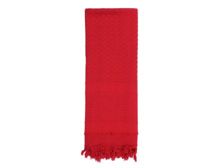 Rothco Solid Color Shemagh Tactical Desert Keffiyeh Scarf - Red