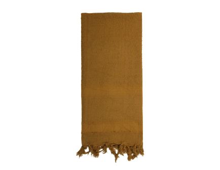 Rothco Solid Color Shemagh Tactical Desert Keffiyeh Scarf - Coyote Brown