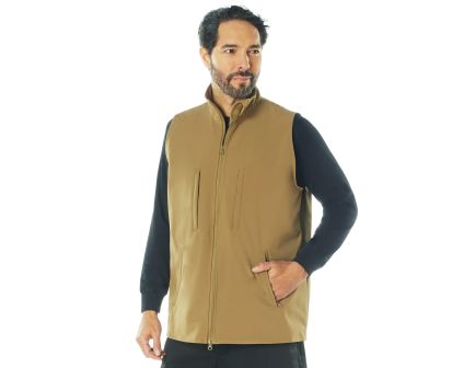 Rothco V2 Concealed Carry Soft Shell Vest - Coyote Brown, 3X-Large