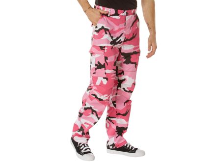 Rothco Color Camo Tactical Bdu Pants - Pink Camo, 2X-Large