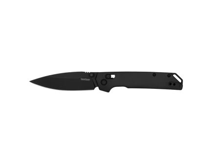 Kershaw Iridium Folding Knife Spear Point Black - Elegant, Smooth Opening, Ideal for Everyday Carry - 2038BLK