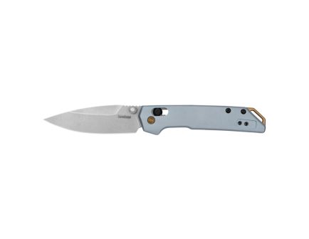 Kershaw Mini Iridium Folding Knife Spear Point Ice Blue - Compact, Smooth Folding Action - 2051