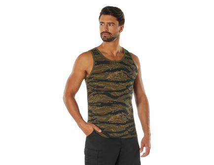 Rothco Camo Tank Top - Tiger Stripe Camo, 2X-Large