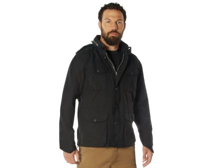 Rothco Vintage Lightweight M-65 Field Jacket - Black, 2X-Large
