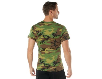 Rothco Camo T-Shirt - Woodland Camo, 7X-Large