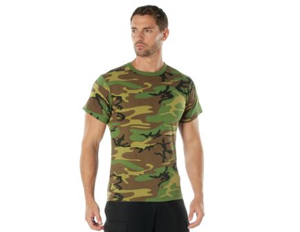 Rothco Camo T-Shirt - Woodland Camo, 8X-Large