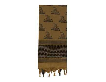 Rothco Gadsden Snake Shemagh Tactical Desert Scarf