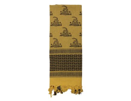 Rothco Gadsden Snake Shemagh Tactical Desert Scarf - Desert Sand