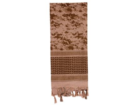 Rothco Digital Camo Shemagh Tactical Desert Keffiyeh Scarf - Desert Digital Camo