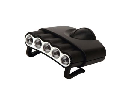 Cyclops Orion Hat Clip Light - 27 lm Hat Clip Light with 5 White LEDs for Practical Illumination - CYC-HCPACK-W